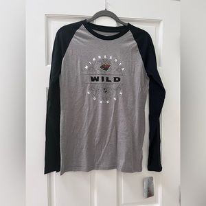 NHL MN Wild Hockey Long Sleeve Tee size XL new